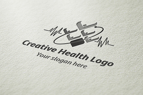 Creative Health Logo in Logo Templates - product preview 3