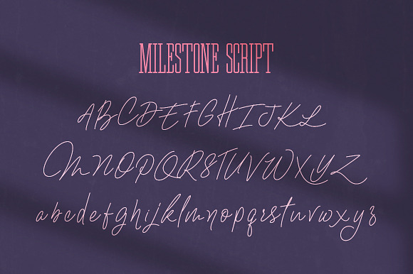 Ultimate Milestone Font Duo in Script Fonts - product preview 5