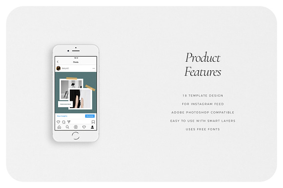 DAISY Instagram Feed in Instagram Templates - product preview 4
