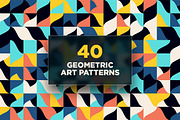 40 Geometric Colorful Art Patterns
