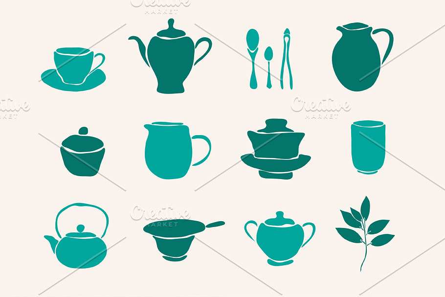 Tea Ceremony Elements in Illustrations - product preview 8