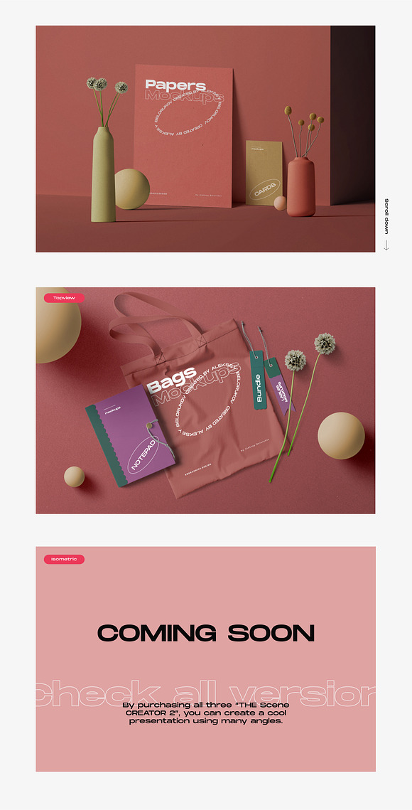 The Scene Creator 2 / frontview in Scene Creator Mockups - product preview 31