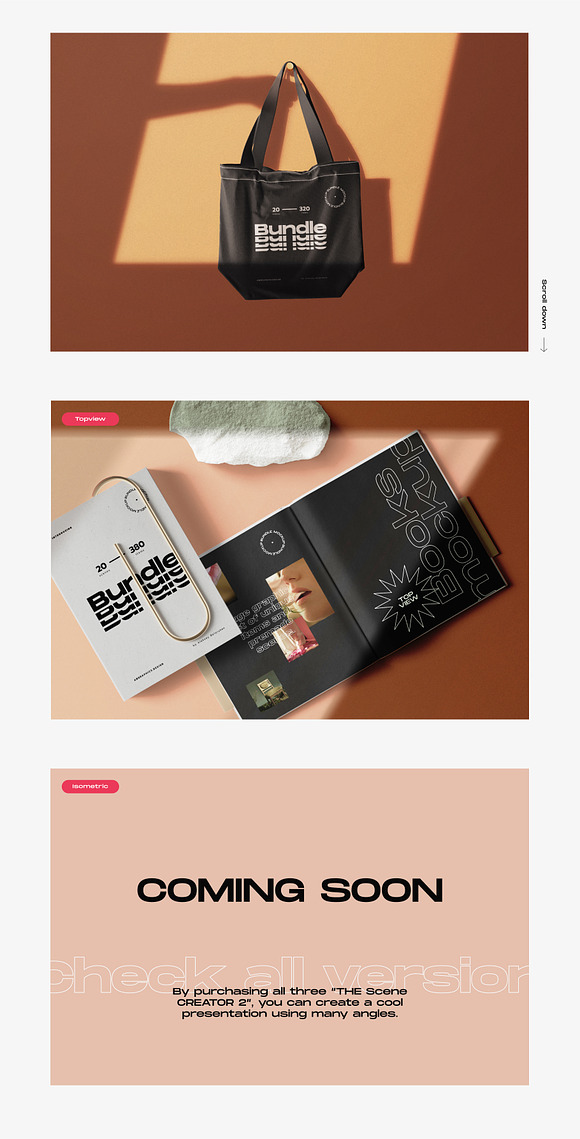 The Scene Creator 2 / frontview in Scene Creator Mockups - product preview 39