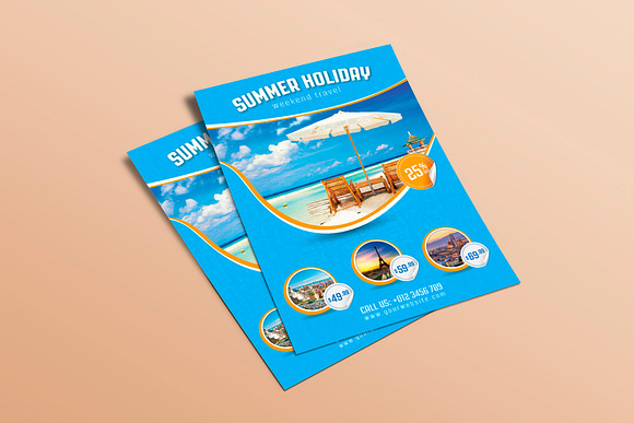 Travel & Tour Flyer in Flyer Templates - product preview 1