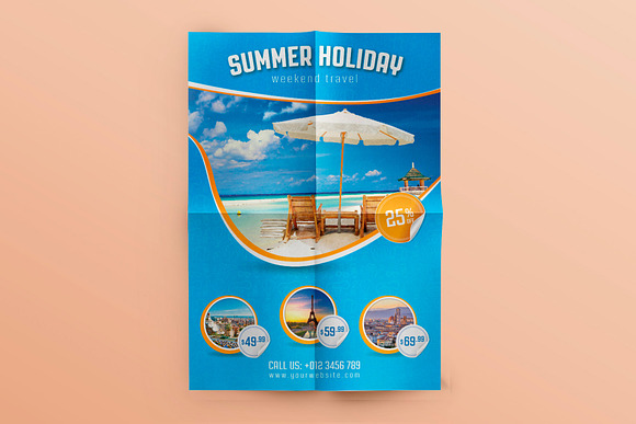 Travel & Tour Flyer in Flyer Templates - product preview 2