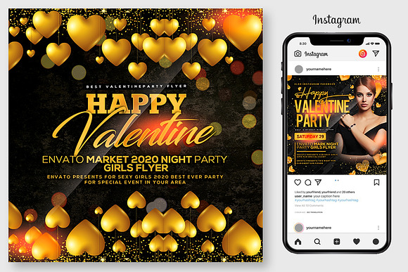 100 Night Club Party Flyers Bundle in Flyer Templates - product preview 25
