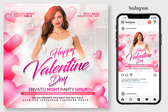 100 Night Club Party Flyers Bundle in Flyer Templates - product preview 33