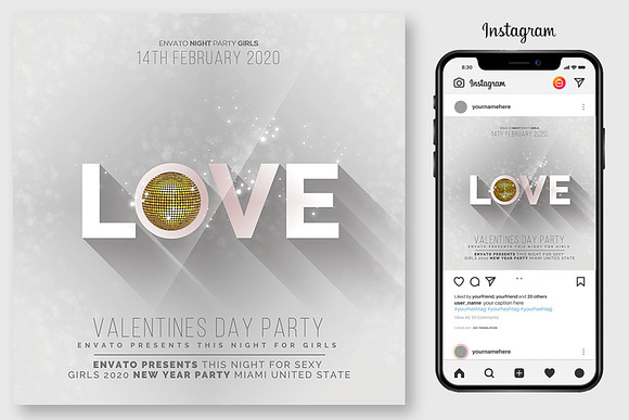 100 Night Club Party Flyers Bundle in Flyer Templates - product preview 48