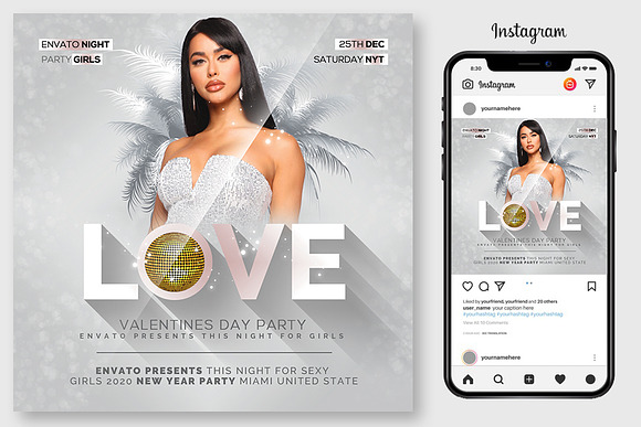 100 Night Club Party Flyers Bundle in Flyer Templates - product preview 50