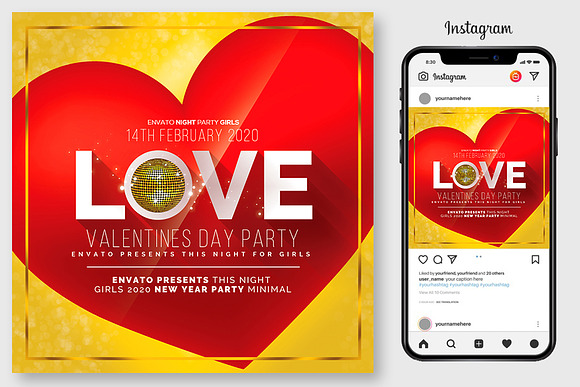 100 Night Club Party Flyers Bundle in Flyer Templates - product preview 52