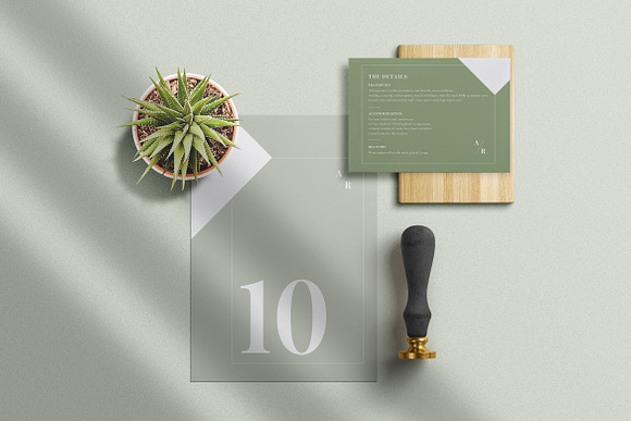 Minimal Green Wedding Suite in Wedding Templates - product preview 1