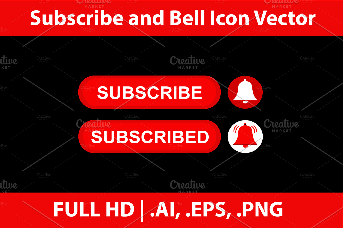 Subscribe and Bell Icon Notification in Web Elements - product preview 8