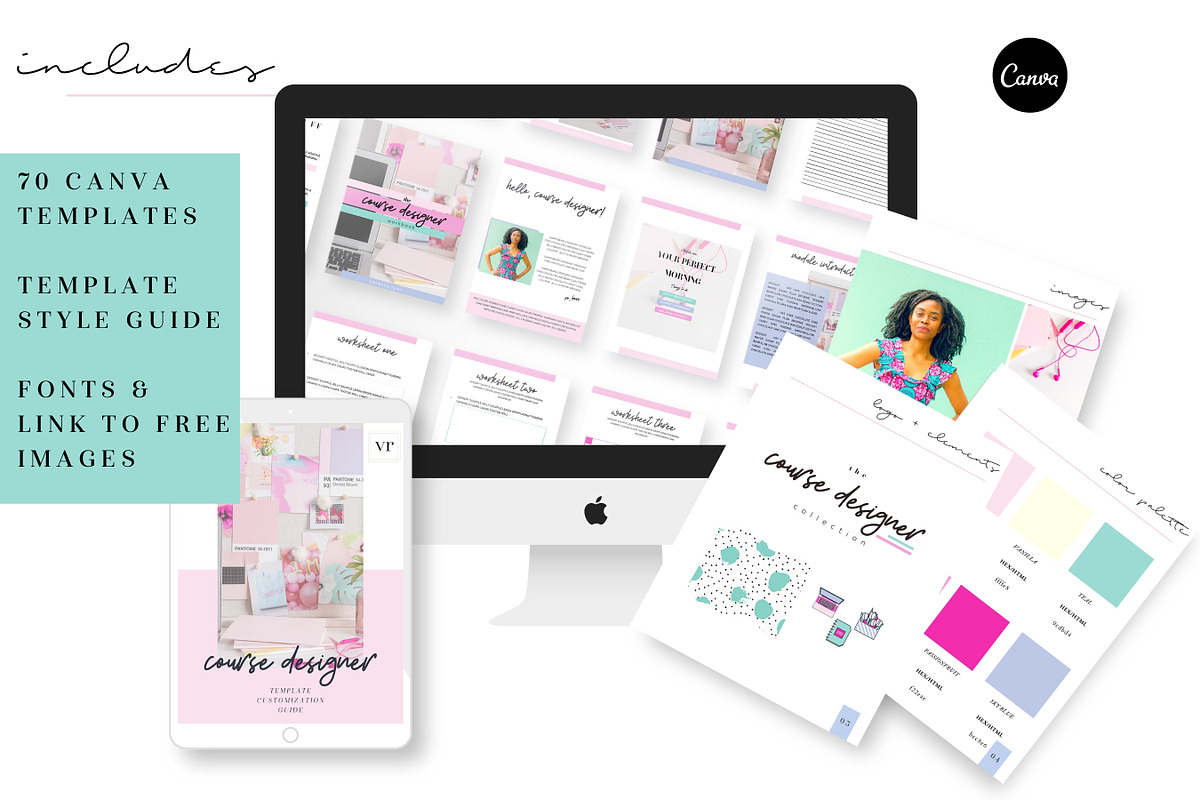 Canva Course Design Bundle in Magazine Templates - product preview 8