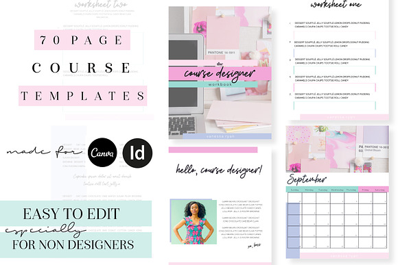 Canva Course Design Bundle in Magazine Templates - product preview 3