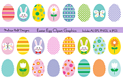 Easter Eggs Clipart Graphics