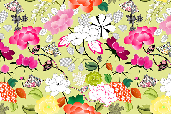 Chinoiserie POP! Seamless Pattern in Patterns - product preview 1