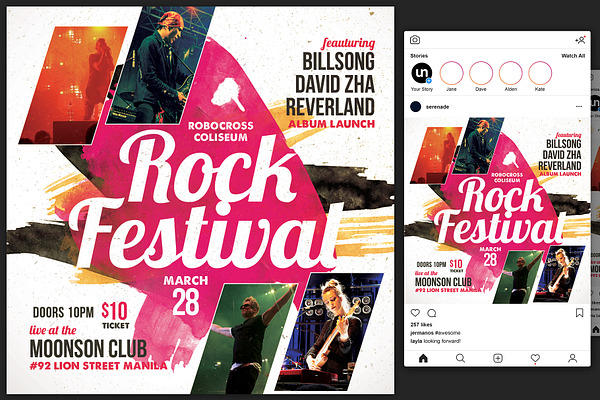 Rock Festival Flyer