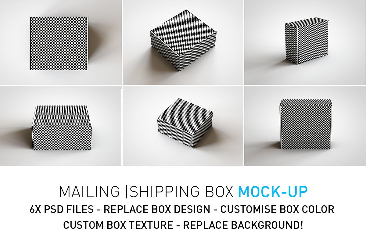 Mailing | Shipping Box-Mock-Up in Product Mockups - product preview 8