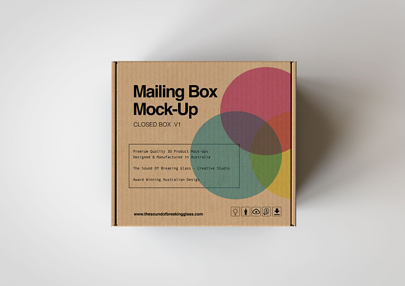 Mailing | Shipping Box-Mock-Up in Product Mockups - product preview 1