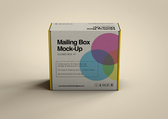 Mailing | Shipping Box-Mock-Up in Product Mockups - product preview 5
