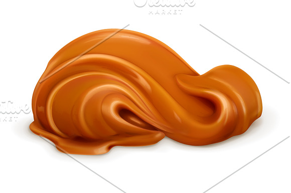 Sweet caramel, toffee candy, vector in Graphics - product preview 1