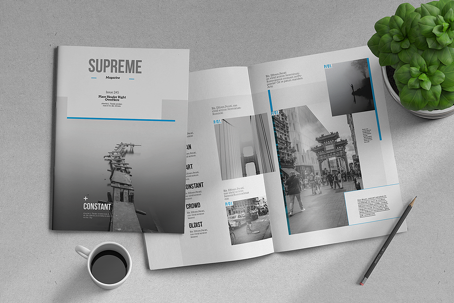Supreme | Magazine Template