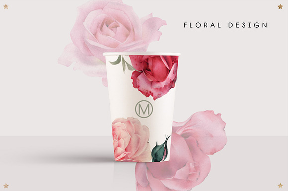 Floral set. Watercolor (14PNG) in Illustrations - product preview 2