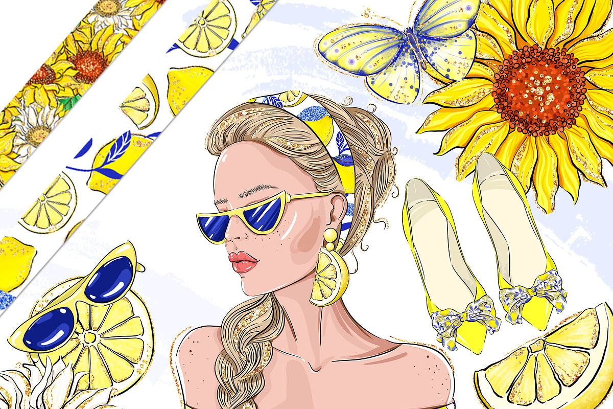 LET THE SUN SHINE clipart in Illustrations - product preview 8