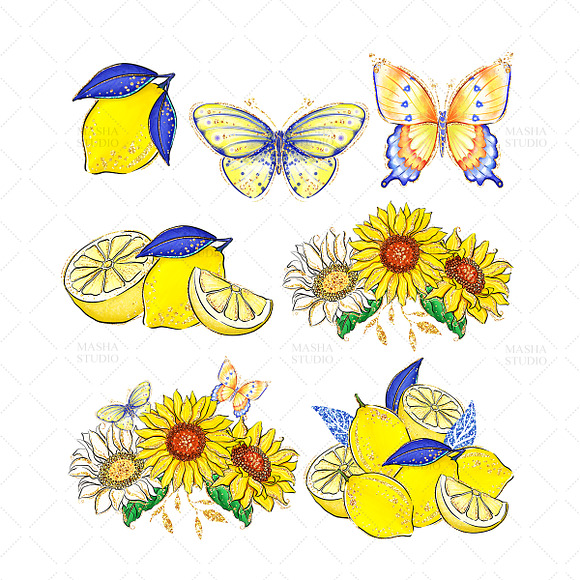 LET THE SUN SHINE clipart in Illustrations - product preview 4