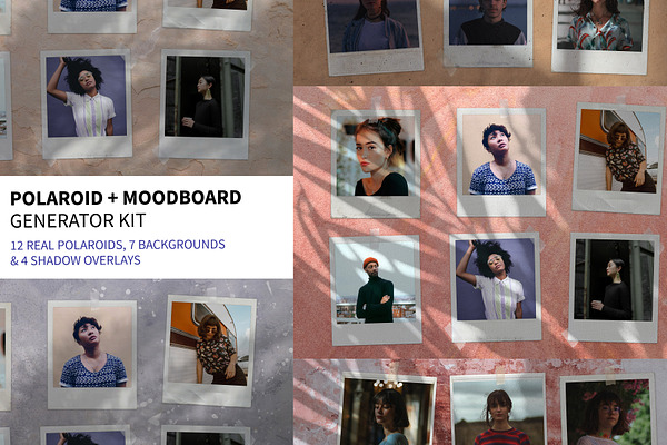 Polaroid & Moodboard Mockup Kit