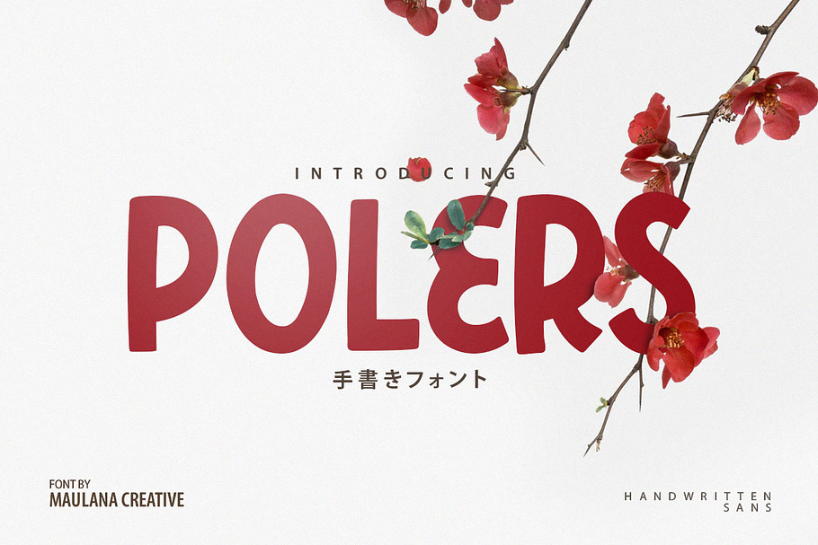 Polers - Sans Serif Font in Sans-Serif Fonts - product preview 8