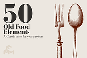 50 Old Food Elements