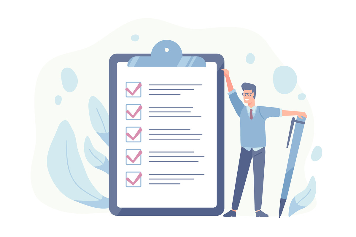 Successful tasks completion in Illustrations - product preview 8