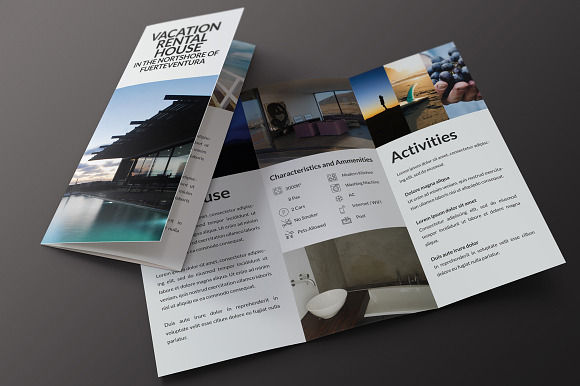 Rent My Home Tri-Fold Brochure in Brochure Templates - product preview 2