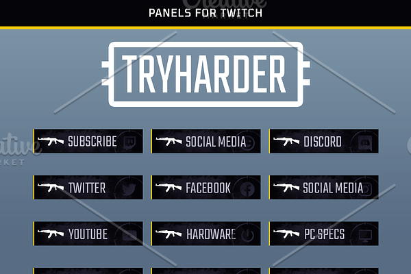 Tryharder - Twitch Panels