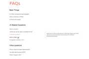 CSS Responsive FAQ Section, jQuery
