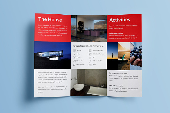 Rent My Home Tri-Fold Brochure in Brochure Templates - product preview 5
