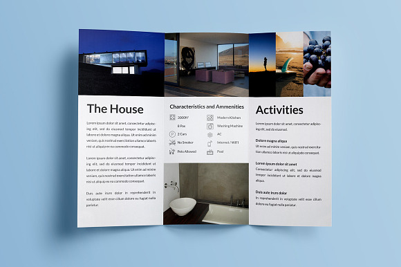 Rent My Home Tri-Fold Brochure in Brochure Templates - product preview 7
