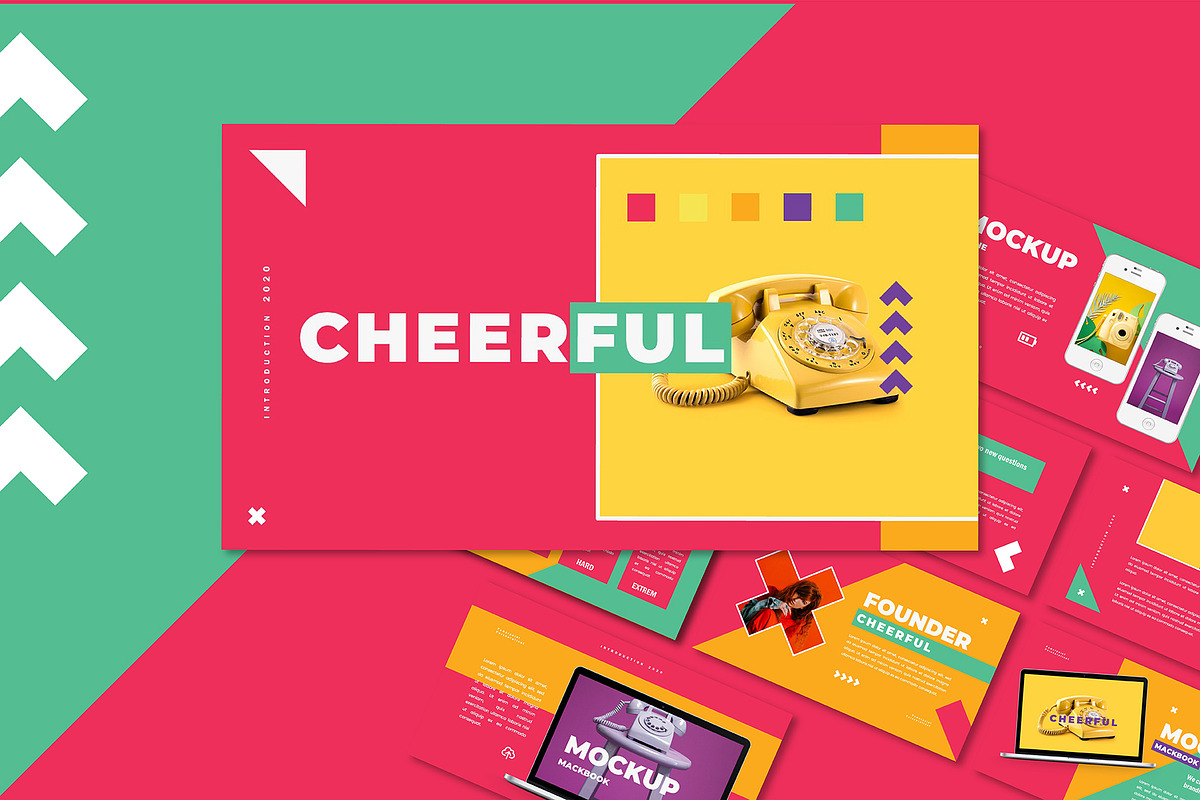CHEERFUL - PowerPoint Template in PowerPoint Templates - product preview 8