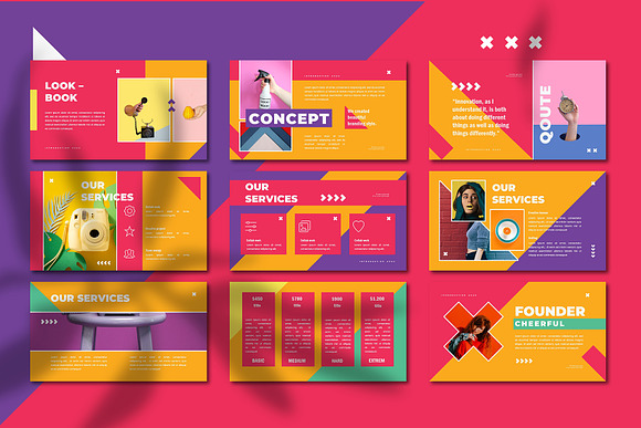 CHEERFUL - PowerPoint Template in PowerPoint Templates - product preview 3