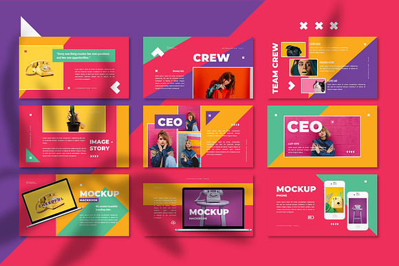CHEERFUL - PowerPoint Template in PowerPoint Templates - product preview 5