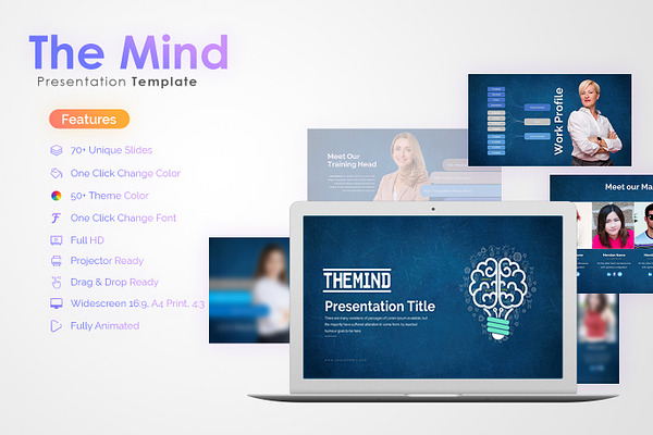 The Mind Power Point Template