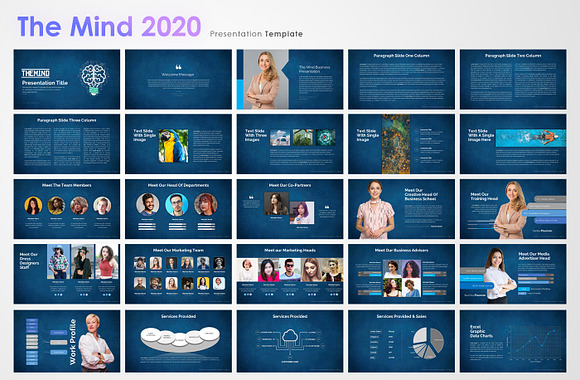 The Mind Power Point Template in PowerPoint Templates - product preview 1