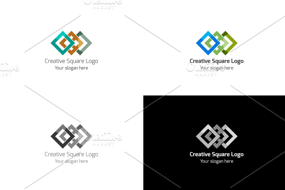 Creative Square Logo in Logo Templates - product preview 8