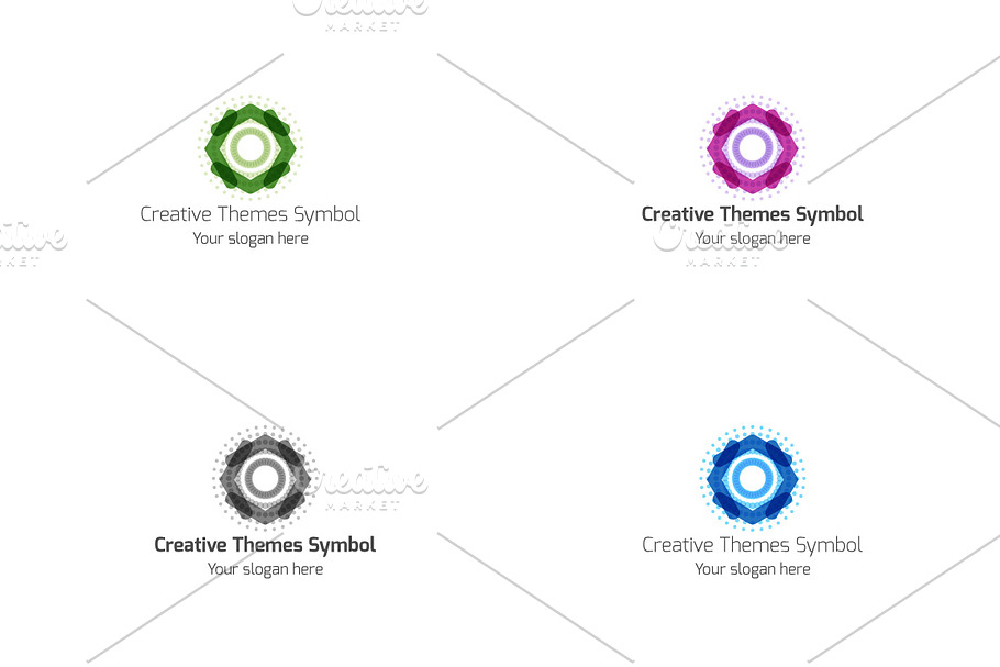 Creative Themes Symbol Logo in Logo Templates - product preview 8