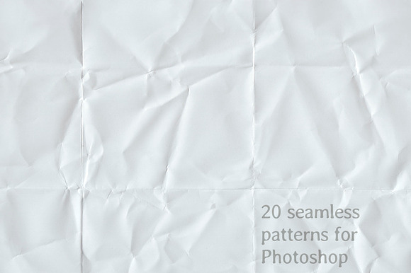 Crumpled paper patterns in Textures - product preview 4