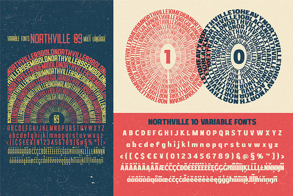 Northville Vintage Font Collections in Display Fonts - product preview 18