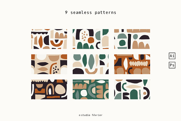 Paper Abstract 1 | Patterns + Shapes in Patterns - product preview 7
