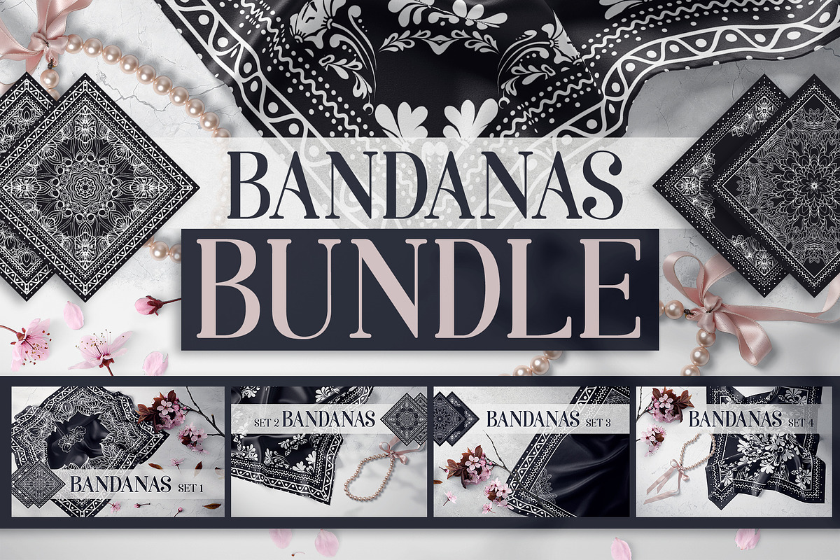 Bandanas Big Bundle in Illustrations - product preview 8
