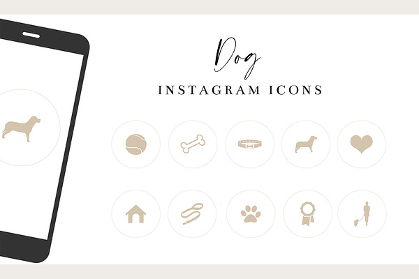 Dog Instagram Icons